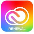 Adobe CC for TEAMS All Apps MP ENG COM RENEWAL 1 User L-12 10-49 (3YC) (12 months)