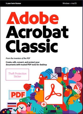 Acrobat Classic 2024 MP CZ Term License RET Box 3Y 1 User